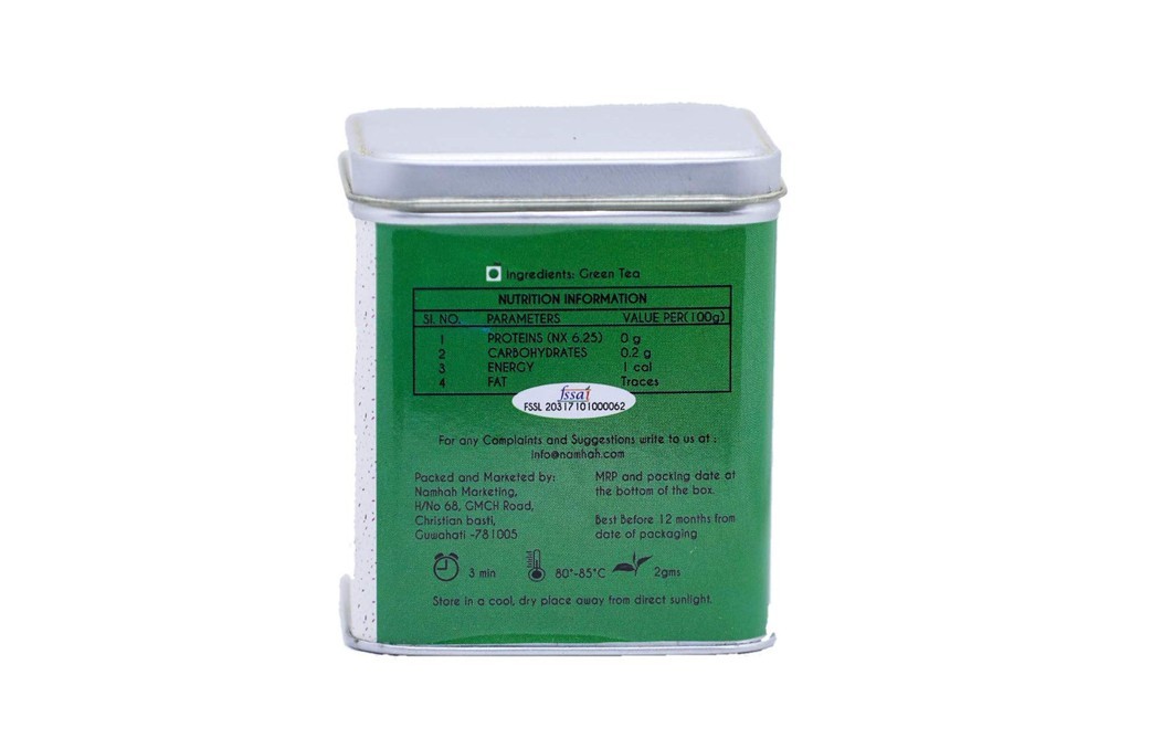 Namhah Assam Green Tea    Container  100 grams